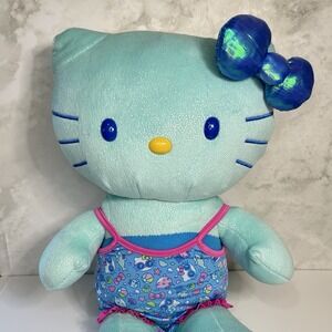 Build A Bear Hello Kitty Seafoam Sanrio‎ Summer Waves Plush With Swimsuit